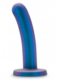 Синяя насадка с гладкой поверхностью Surrender 5.75 Inch Intermediate Pegging Dildo - 14,6 см. - Blush Novelties - купить с доставкой в Евпатории
