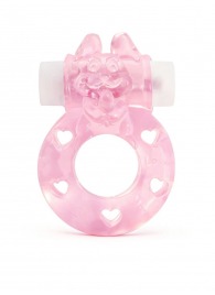 Розовое эрекционное виброкольцо в форме зайчика - 1137 - в Евпатории купить с доставкой