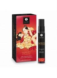 Оральный спрей Waves of Pleasure с ароматом клубники и шампанского - 20 мл. - Shunga - купить с доставкой в Евпатории