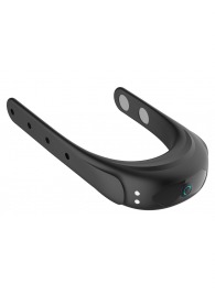 Черное эрекционное виброкольцо на ремешках - Boys of Toys - в Евпатории купить с доставкой