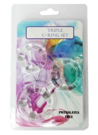 Набор из 3 эрекционных прозрачных колец - Boys of Toys - в Евпатории купить с доставкой
