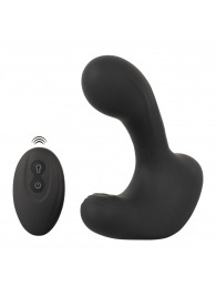 Черная анальная вибропробка с функцией расширения RC Butt Plug with 3 functions - Orion - в Евпатории купить с доставкой