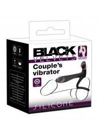 Черная насадка на член с вибрацией Couple’s Vibrator - Orion - в Евпатории купить с доставкой