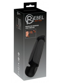 Черный вибромастурбатор с трехточечной стимуляцией Penis Trainer with 3 Point Stimulation - Orion - в Евпатории купить с доставкой