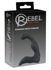 Черный перезаряжаемый стимулятор простаты с вибрацией - 14,6 см. - Orion - в Евпатории купить с доставкой