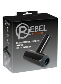 Черный мастурбатор с удобной ручкой Masturbator with 2 Functions - Orion - в Евпатории купить с доставкой