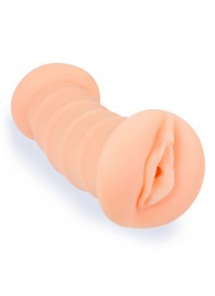 Телесный двусторонний мастурбатор с вибропулей и эрекционными кольцами в комплекте - Sexy Girl - в Евпатории купить с доставкой