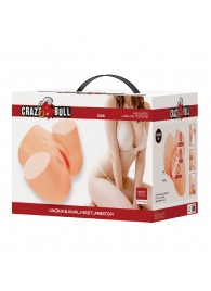 Телесный мастурбатор Liora с 2 любовными тоннелями - Baile - в Евпатории купить с доставкой