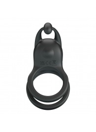 Черное перезаряжаемое виброкольцо Goodwin - Baile - в Евпатории купить с доставкой