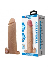 Телесная насадка на пенис Xerxes - 22 см. - Baile - в Евпатории купить с доставкой