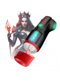 Интерактивный мастурбатор Raven с вакуумом, вибрацией и подсветкой - Shots Media BV - в Евпатории купить с доставкой