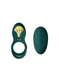 Зеленое эрекционное виброкольцо Bayek с пультом ДУ - Zalo - в Евпатории купить с доставкой