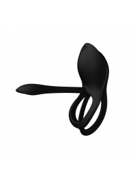 Черное эрекционное виброкольцо Bayek с пультом ДУ - Zalo - в Евпатории купить с доставкой