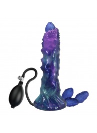 Фиолетовый яйцеродящий фаллоимитатор Duskwalker Sentinal на присоске - 22,4 см. - Baile - купить с доставкой в Евпатории