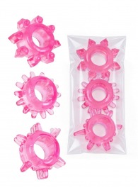 Комплект из трех розовых эрекционных колец - Erowoman-Eroman - в Евпатории купить с доставкой