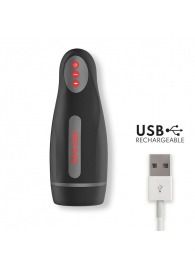 Черный автоматический мастурбатор с управлением через приложение - Oninder - в Евпатории купить с доставкой