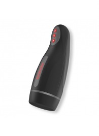 Черный автоматический мастурбатор с управлением через приложение - Oninder - в Евпатории купить с доставкой