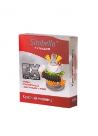 Стимулирующая насадка Sitabella Extender  Красный молодец - Sitabella - купить с доставкой в Евпатории