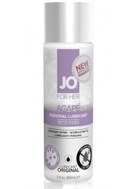 Лубрикант на водной основе для женщин JO AGAPE LUBRICANT ORIGINAL - 60 мл. - System JO - купить с доставкой в Евпатории