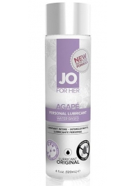 Женский лубрикант на водной основе JO AGAPE LUBRICANT ORIGINAL - 120 мл. - System JO - купить с доставкой в Евпатории