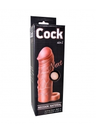 Фаллоудлинитель с кольцом COCK size L - 16,5 см. - LOVETOY (А-Полимер) - в Евпатории купить с доставкой