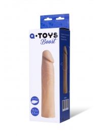 Реалистичная насадка с ярко выраженной головкой - 16,5 см. - A-toys - в Евпатории купить с доставкой