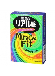 Презервативы Sagami Xtreme Miracle Fit - 5 шт. - Sagami - купить с доставкой в Евпатории