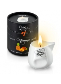 Массажная свеча с ароматом манго и ананаса Bougie de Massage Ananas Mangue - 80 мл. - Plaisir Secret - купить с доставкой в Евпатории
