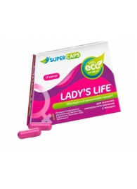 Возбуждающие капсулы Ladys Life - 14 капсул (0,35 гр.) - SuperCaps - купить с доставкой в Евпатории