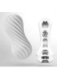 Мастурбатор FLEX Silky White с мягким рельефом - Tenga - в Евпатории купить с доставкой