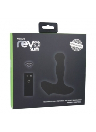 Чёрный перезаряжаемый массажёр предстательной железы NEXUS Revo Slim - Nexus Range - в Евпатории купить с доставкой