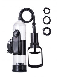 Вакуумная помпа A-toys с вибропулей и эрекционными кольцами - A-toys - в Евпатории купить с доставкой