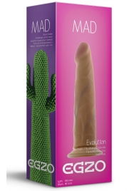 Телесный фаллоимитатор без мошонки Mad Cactus - 18,5 см. - EGZO