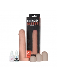 Насадка-удлинитель Extension sleeve с подхватом мошонки - 19 см. - Sitabella - в Евпатории купить с доставкой