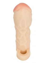 Закрытая удлиняющая насадка на пенис с подхватом мошонки T B Extension - Orion - в Евпатории купить с доставкой