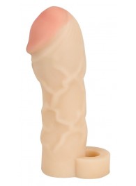 Закрытая удлиняющая насадка на пенис с подхватом мошонки T B Extension - Orion - в Евпатории купить с доставкой