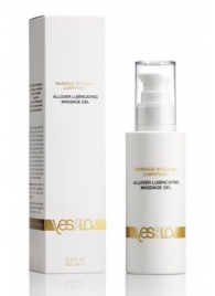 Массажный гель-смазка на силиконовой основе Allover Massage Gel - 100 мл. - YESforLOV - купить с доставкой в Евпатории