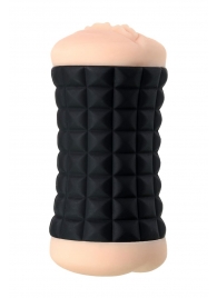 Двухсторонний мастурбатор JOS JANICE в черном цилиндре - JOS - в Евпатории купить с доставкой