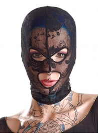 Кружевная маска-балаклава с отверстиями для глаз и рта - Orion - купить с доставкой в Евпатории