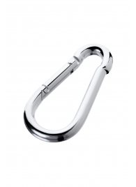 Серебристый карабин TOYFA Metal - ToyFa - купить с доставкой в Евпатории