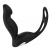 Черный вибромассажер простаты P-PLEASER W ERECTION ENHANCE - Dream Toys - в Евпатории купить с доставкой