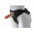 Черный пояс-трусики с двумя насадками Soft-Dolli - 16,5 и 10,5 см. - LOVETOY (А-Полимер) - купить с доставкой в Евпатории
