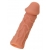 Телесная реалистичная насадка KOKOS Extreme Sleeve 05 с дополнительной стимуляцией - 12,7 см. - KOKOS - в Евпатории купить с доставкой
