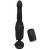 Черный вибромассажер с функцией поступательных движений Ass Thruster - Pipedream - купить с доставкой в Евпатории