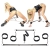Комплект наручников и наножников с распорками Spread  em Bar and Cuff Set - Pipedream - купить с доставкой в Евпатории