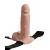 Телесный перезаряжаемый вибрострапон 7  Hollow Rechargeable Strap-on with Balls - 20,3 см. - Pipedream - купить с доставкой в Евпатории