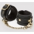 Черные наручники Bound to You Faux Leather Wrist Cuffs - Fifty Shades of Grey - купить с доставкой в Евпатории