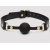 Черный кляп-шар Bound to You Faux Leather Ball Gag - Fifty Shades of Grey - купить с доставкой в Евпатории