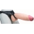 Телесный реалистичный фаллоимитатор на черных трусиках Real Big Strap-On - 34,5 см. - LOVETOY (А-Полимер) - купить с доставкой в Евпатории