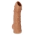 Телесная насадка с пупырышками и открытой головкой Nude Sleeve L - 14 см. - KOKOS - в Евпатории купить с доставкой